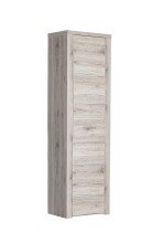 Garderobenschrank >PORTLAND< in Sandeiche  - 61,6x198,3x34,1cm (BxHxT)