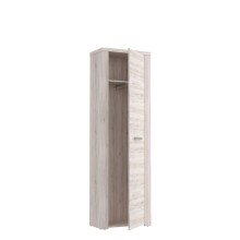 Garderobenschrank >PORTLAND< in Sandeiche  - 61,6x198,3x34,1cm (BxHxT)