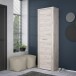 Garderobenschrank >PORTLAND< in Sandeiche  - 61,6x198,3x34,1cm (BxHxT)