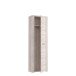 Garderobenschrank >PORTLAND< in Sandeiche  - 61,6x198,3x34,1cm (BxHxT)