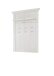 Garderobenpaneel >KASHMIR< in Pinie Weiss - 97,3x153,6x27,5cm (BxHxT)