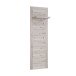 Garderobenpaneel >PORTLAND< in Sandeiche - 61,6x198,3x34,1cm (BxHxT)