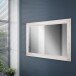Garderobenspiegel >PORTLAND< in Sandeiche - 116,3x76x1,8cm (BxHxT)