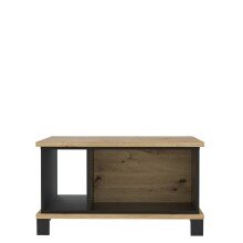 Couchtisch >TRONDHEIM< in Artisan Eiche / Schwarz...