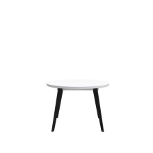 Esstisch >TABLES< in Weiss  - 110x74,5x110cm (BxHxT)