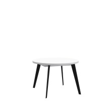 Esstisch >TABLES< in Weiss  - 110x74,5x110cm (BxHxT)