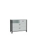 Schubkastenkommode >HIGH ROCK< in Secret grey  - 104,8x85,1x40,2cm (BxHxT)