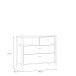 Schubkastenkommode >HIGH ROCK< in Secret grey  - 104,8x85,1x40,2cm (BxHxT)