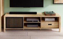 TV-Board >JYTANA< in Mauvella Eiche   -...