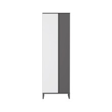 Kleiderschrank >QUAYLE< in Secret grey / Uni Wolfram grau