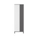 Kleiderschrank >QUAYLE< in Secret grey / Uni Wolfram grau