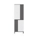 Drehtürenschrank >QUAYLE< in Secret grey / Uni Wolfram grau