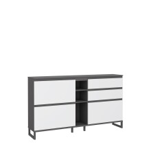 Schuhkommode >QUAYLE< in Secret grey / Uni Wolfram grau