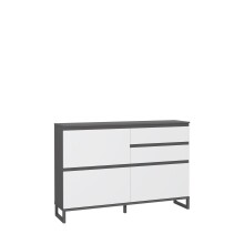 Schuhkommode >QUAYLE< in Secret grey / Uni Wolfram grau