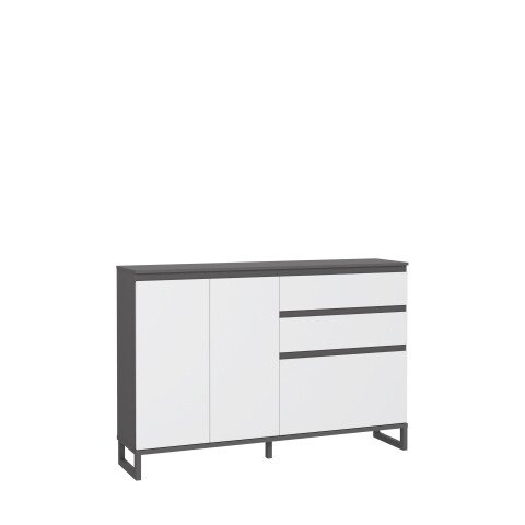 Schuhkommode >QUAYLE< in Secret grey / Uni Wolfram grau