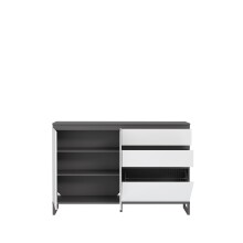 Schuhkommode >QUAYLE< in Secret grey / Uni Wolfram grau