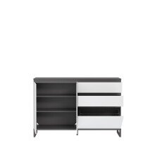 Schuhkommode >QUAYLE< in Secret grey / Uni Wolfram grau