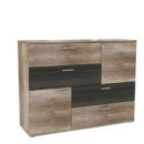 Kombikommode >SKIVE< in Eiche Antik / Touchwood  -...