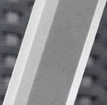 Gartenstuhl >Calvi< in Grau, Kunstfasergewebe - 69x109x63cm (BxHxT)