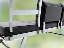 Gartenliege >Auckland< in Grau, Olefin,...