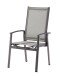 Gartensessel >Lima< in Hellgrau, Kunstfasergewebe - 63x110x64cm (BxHxT)
