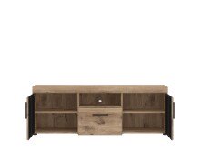 Lowboard >GRANO< in VIKING EICHE DEKOR - 157x55,8x40,9 cm (B/H/T)