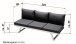 Gartenliege >Auckland< in Hellgrau, Olefin, Polypropylen - 80x89x204cm (BxHxT)
