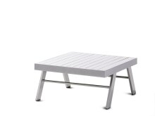 Gartenlounge-Hocker >Auckland< in Grau, Olefin,...