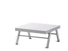 Gartenlounge-Hocker >Auckland< in Grau, Olefin, Polypropylen - 72x47x72 (BxHxT)