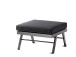 Gartenlounge-Hocker >Auckland< in Grau, Olefin, Polypropylen - 72x47x72 (BxHxT)