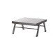 Gartenlounge-Hocker >Auckland< in Grau, Olefin, Polypropylen - 72x47x72 (BxHxT)