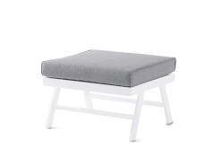 Gartenlounge-Hocker >Auckland< in Hellgrau -...