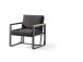 Gartensessel >Havanna< in Grau, Olefin,Polypropylen - 75x78,5x73cm (BxHxT)