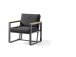Gartensessel >Havanna< in Grau, Olefin,Polypropylen - 75x78,5x73cm (BxHxT)