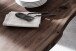 Baumkantentisch >Calabria< in Akazie walnuss/anthrazit - 180x76,5x90 (BxHxT)