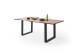 Baumkantentisch >Calabria< in Akazie natur / anthrazit - 160x76,5x90 (BxHxT)
