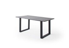 Baumkantentisch >Calabria< in Akazie grau  /...