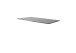 Baumkantentisch >Calabria< in Akazie grau  / anthrazit - 160x76,5x90 (BxHxT)