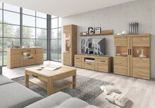 Wandboard >CORTINA< in Grandson Eiche Dekor - 157x19,6x21,9 (BxHxT)