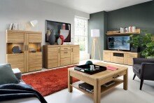 Couchtisch >CORTINA< in Grandson Eiche Dekor - 100x45,6x75 (BxHxT)