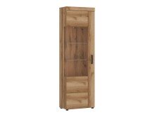 Glasvitrine >CORTINA< in Grandson Eiche Dekor -...