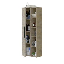 Hängeschrank >ATHENA< in Alaska-Eiche - 51x135x25 (BxHxT)