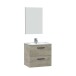 Waschbeckenunterschrank >ARUBA 60< in Alaska-Eiche - 60x57x45 (BxHxT)