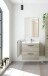 Waschbeckenunterschrank >ARUBA 60< in Alaska-Eiche - 60x57x45 (BxHxT)