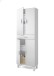 Hochschrank >ARUBA< in weiß glänzend - 60x182x29 (BxHxT)