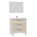 Waschbeckenunterschrank >ATHENA< in Eiche   - 80x86x45 (BxHxT)