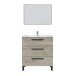 Waschbeckenunterschrank >ATHENA< in Alaska-Eiche - 80x86x45 (BxHxT)