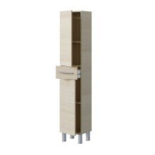 Hochschrank >ATHENA< in Eiche - 35x182x31 (BxHxT)