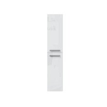 Hängeschrank >ATHENA< in Weiß lackiert / weiß glänzend - 30x150x25 (BxHxT)