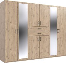 Drehtürenschrank >Dillingen< in VIKING OAK...
